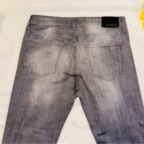 Men’s Express gray denim jeans